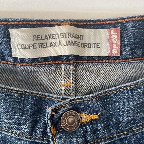 Men's Levi's Relaxed Straight May 2007 make in Mexico medium wash size 34/32 - Picture 6 of 12